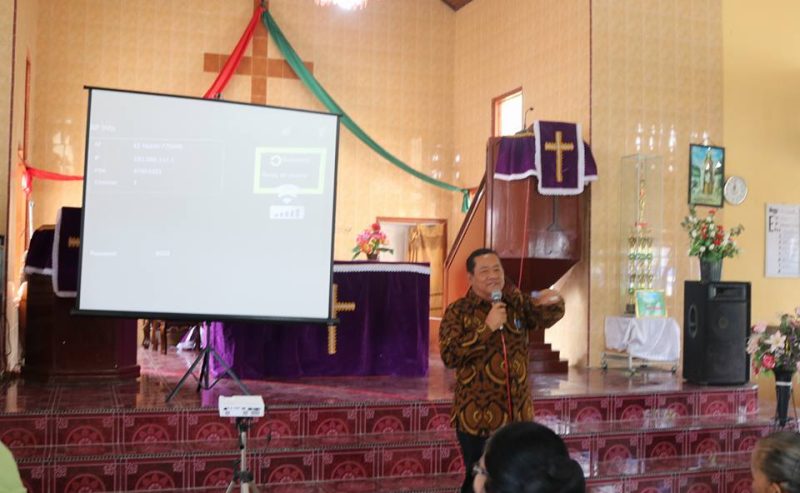 Sosialisasi Program Pembangunan Kabupaten Samosir Di Gereja HKBP Mogang – Palipi