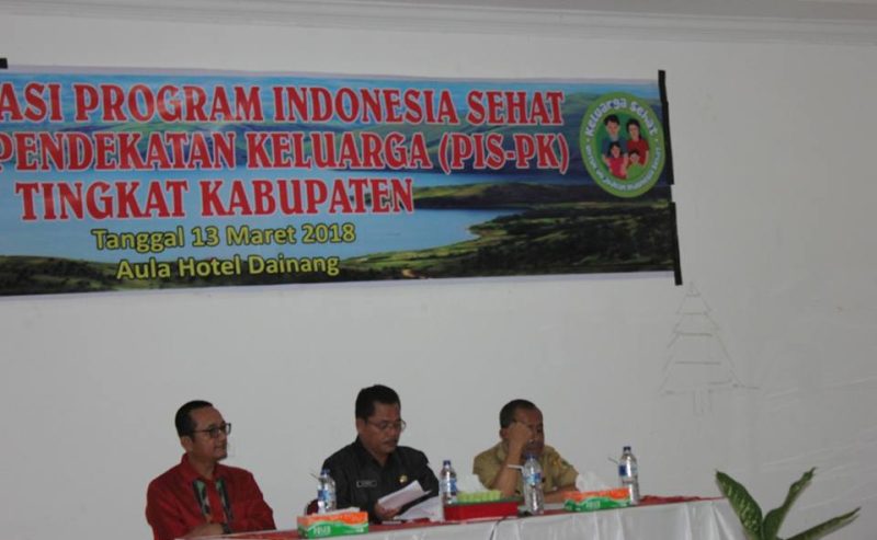 Sosialisasi Program Indonesia Sehat Dengan Pendekatan Keluarga (PIS-PK) Tingkat Kabupaten Samosir