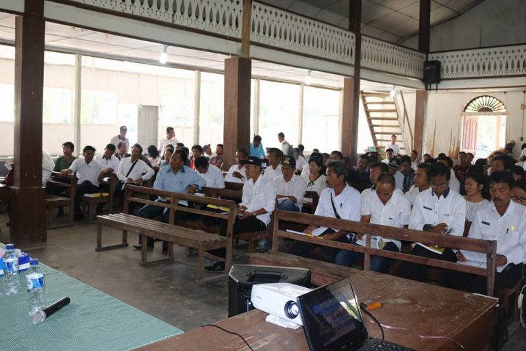 Kegiatan Fasilitasi Penyusunan APBDes di Kecamatan Nainggolan dan Onan