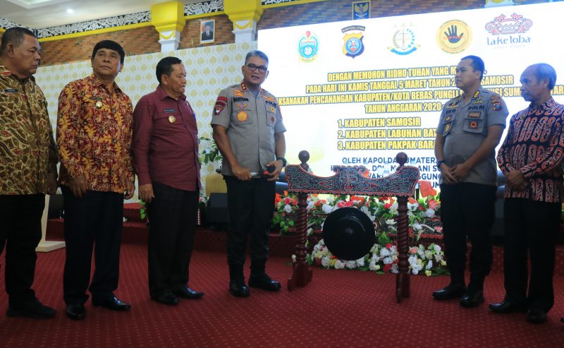 KAPOLDASU CANANGKAN 3 (TIGA) KABUPATEN/KOTA DI SUMATERA UTARA SEBAGAI PILOT PROJECT BEBAS PUNGLI TERMASUK SAMOSIR