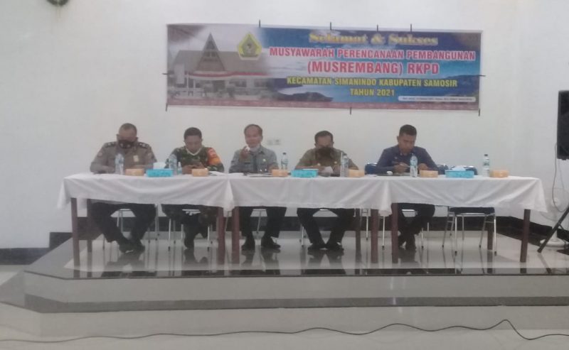 KECAMATAN SIMANINDO LAKSANAKAN MUSRENBANG