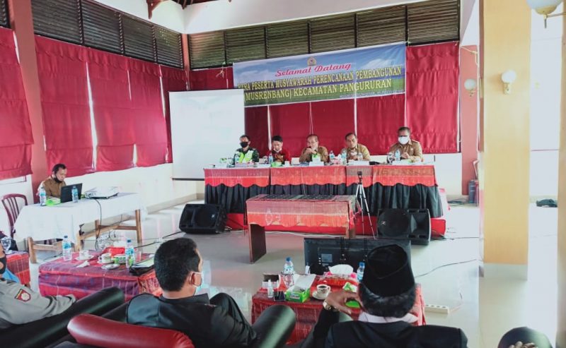 KECAMATAN PANGURURAN MENYELENGGARAKAN MUSYAWARAH PERENCANAAN PEMBANGUNAN