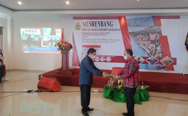 MUSRENBANG RENCANA KERJA PEMERINTAH DAERAH (RKPD) KABUPATEN SAMOSIR TAHUN 2022 RESMI DITUTUP